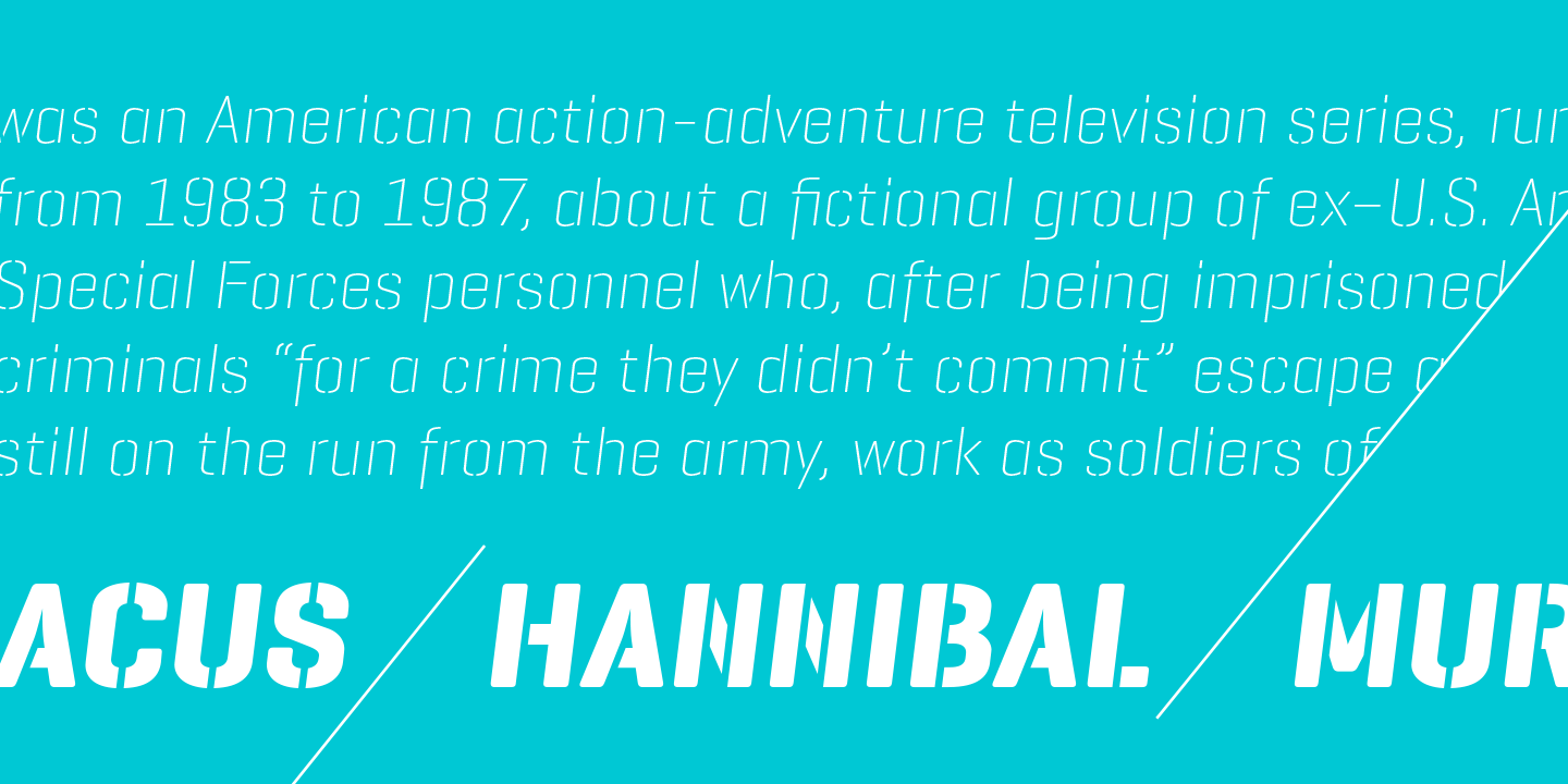 Geogrotesque Stencil C